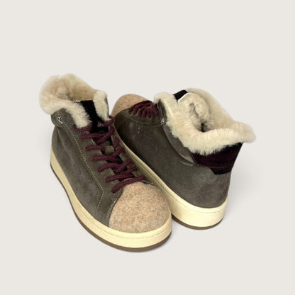 Взуття LA8 FW2604 grey taupe- cherry/grey