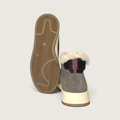 Взуття LA8 FW2604 grey taupe- cherry/grey