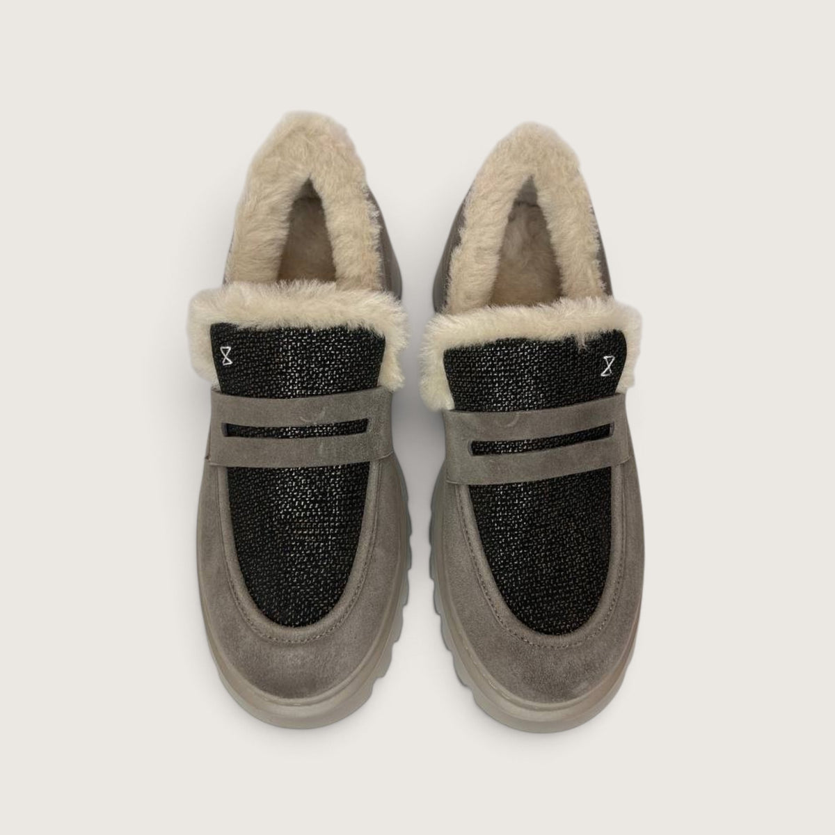 Взуття LA8 FW2603 grey taupe /bronze glitter