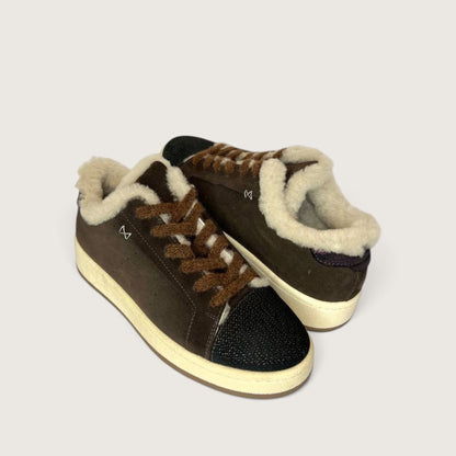 Взуття LA8 FW2605 chocolate- cherry/bronze glitter