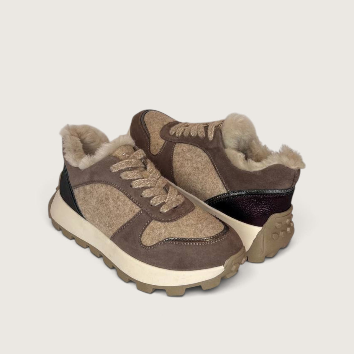 Взуття LA8 FW2602 rose taupe-cherry/beige