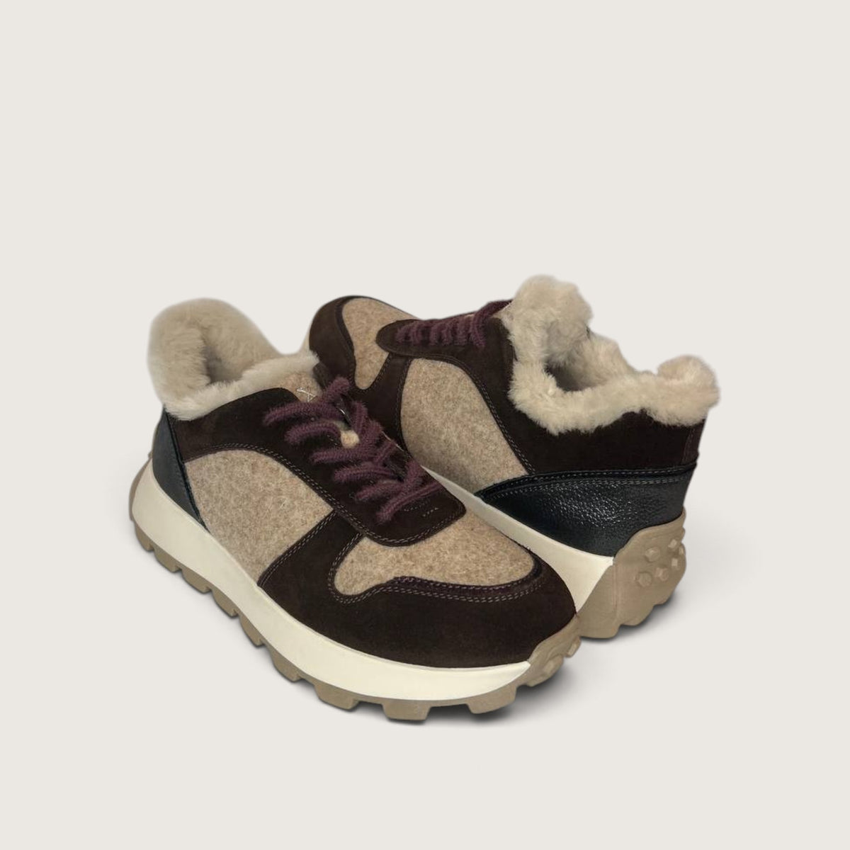 Взуття LA8 FW2602 chocolate-cherry/beige