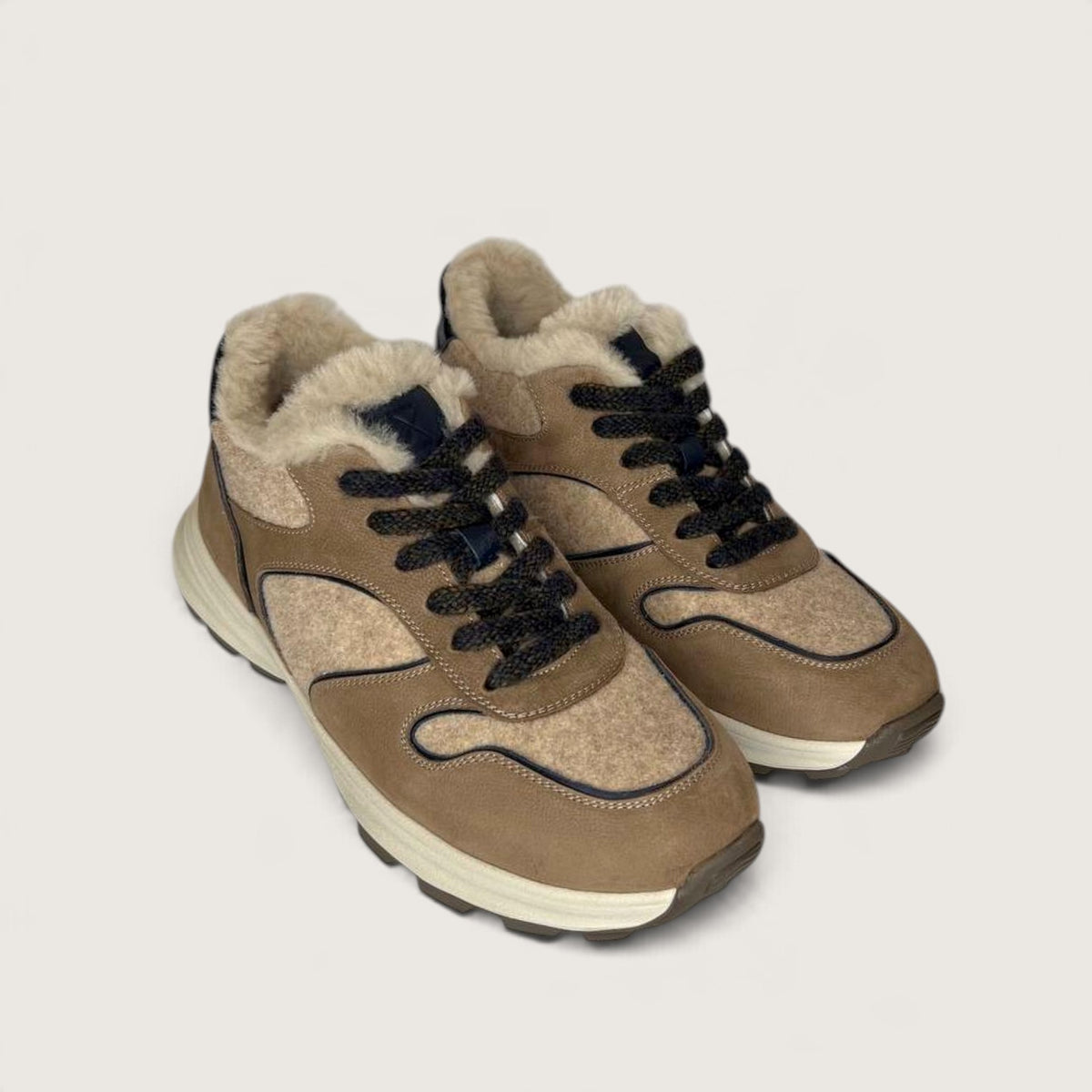 Взуття LA8 FW2602m taupe nubuk-blue/beige