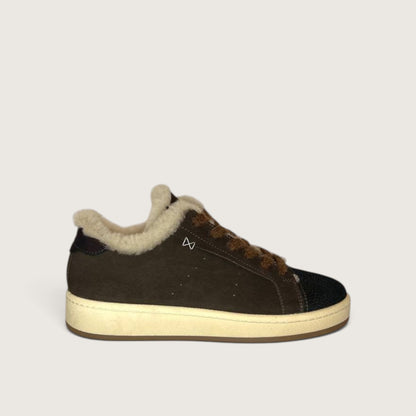 Взуття LA8 FW2605 chocolate- cherry/bronze glitter