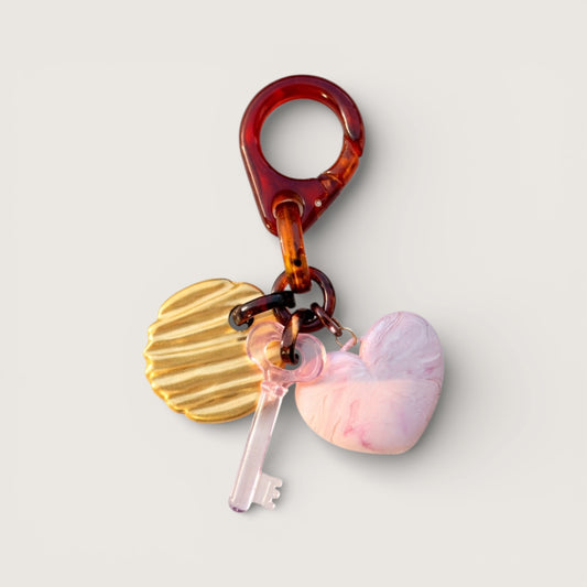 Брелок LA8 Labam 30379 pink key heart cookie