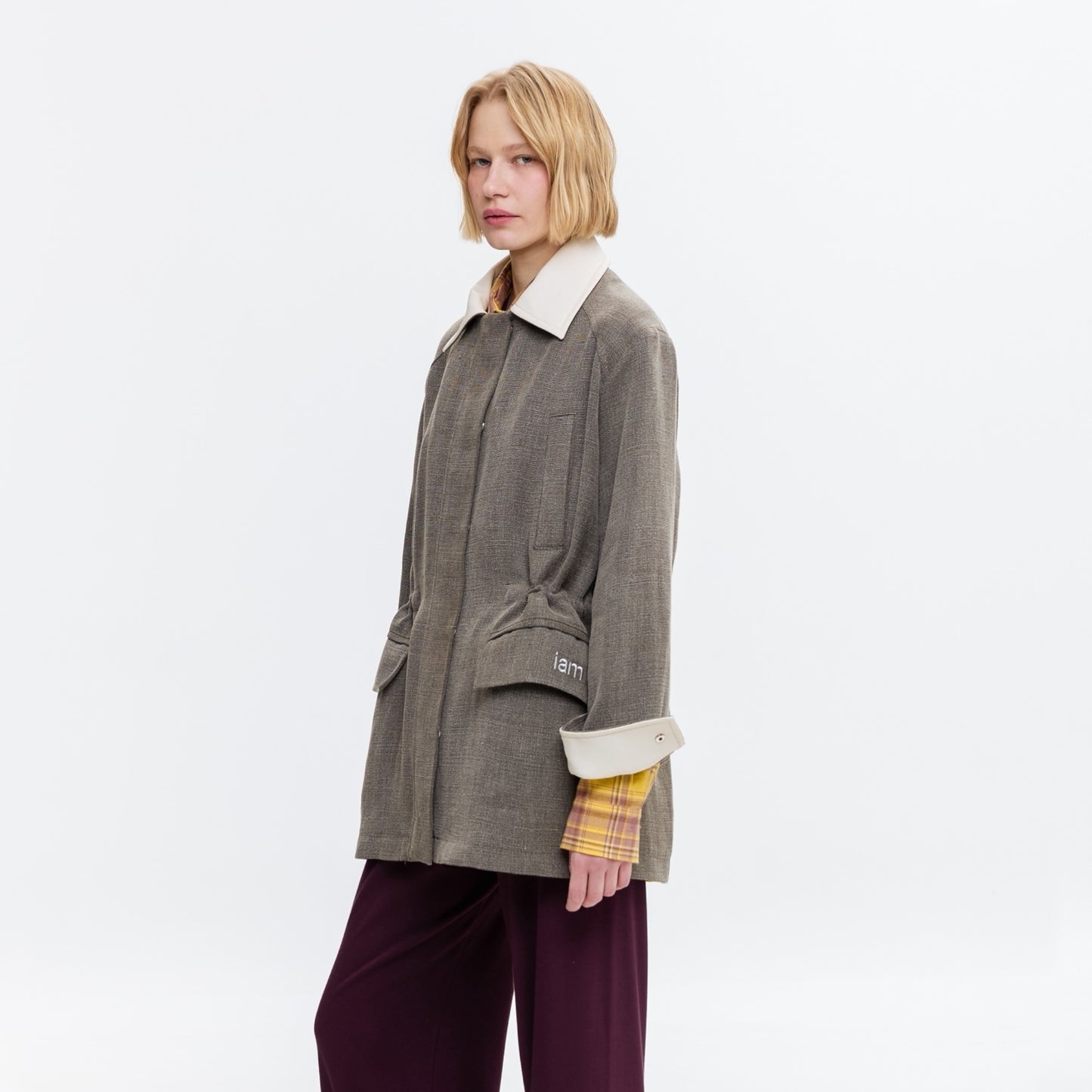 Куртка Iambrand джинсова сіра