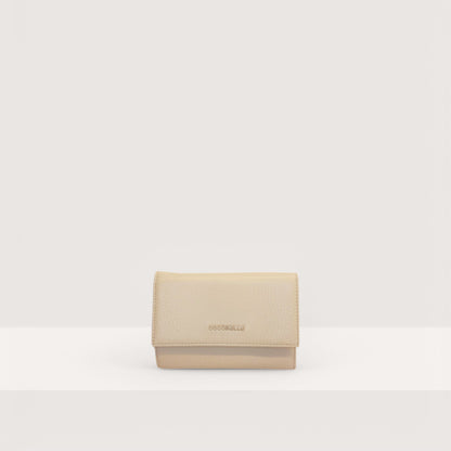 Перловий італійський шкіряний жіночий гаманець Coccinelle Metallic Soft E2 HW5 11 66 01 N80