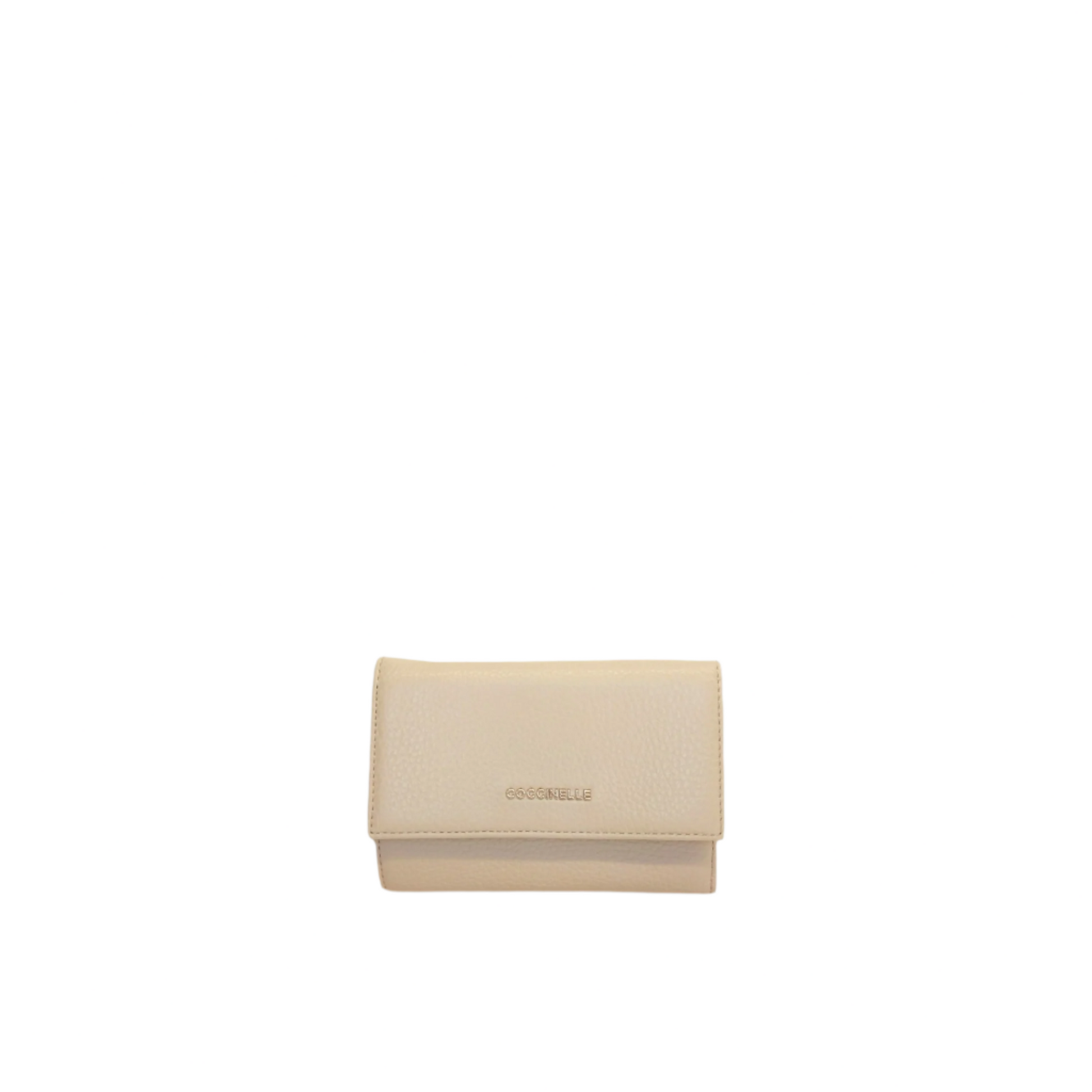 Перловий італійський шкіряний жіночий гаманець Coccinelle Metallic Soft E2 HW5 11 66 01 N80