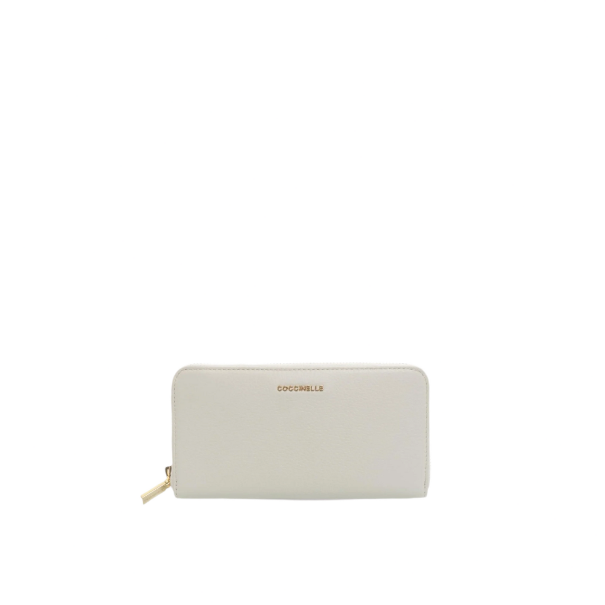 Білий італійський шкіряний жіночий гаманець Coccinelle Metallic Soft E2 MW5 11 32 01 H13