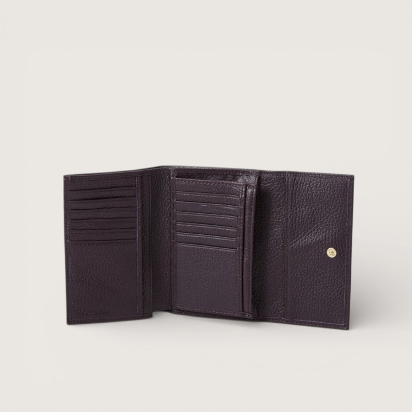 Сливовий італійський шкіряний жіночий гаманець Coccinelle Metallic Soft E2 MW5 11 66 01 V87