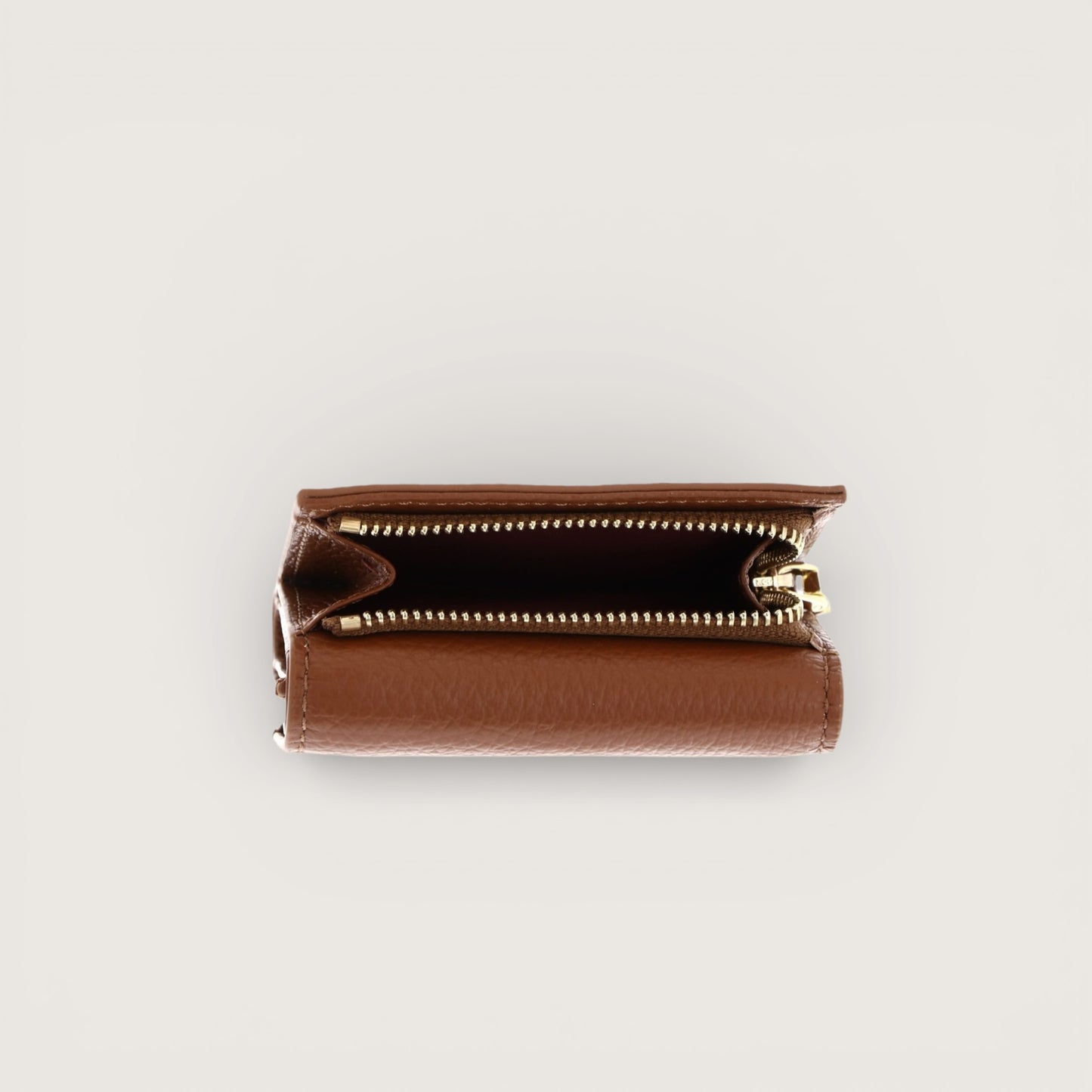 Шоколадний італійський шкіряний жіночий гаманець Coccinelle Metallic Soft E2 MW5 11 B8 01 W11