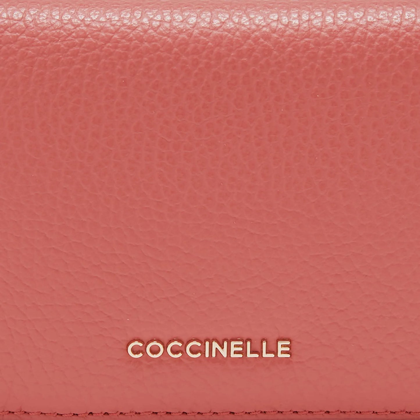 Вінтажно-рожевий італійський шкіряний жіночий гаманець Coccinelle Metallic Soft E2 MW5 11 D3 01 R56