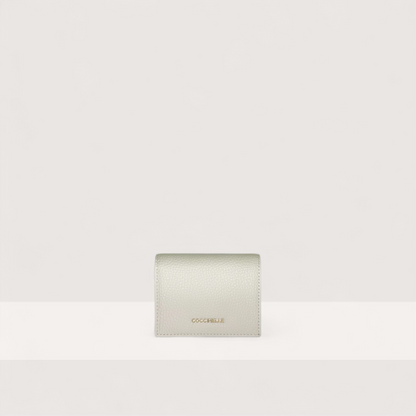 Білий італійський шкіряний жіночий гаманець Coccinelle Metallic Soft E2 MW5 17 21 01 H14