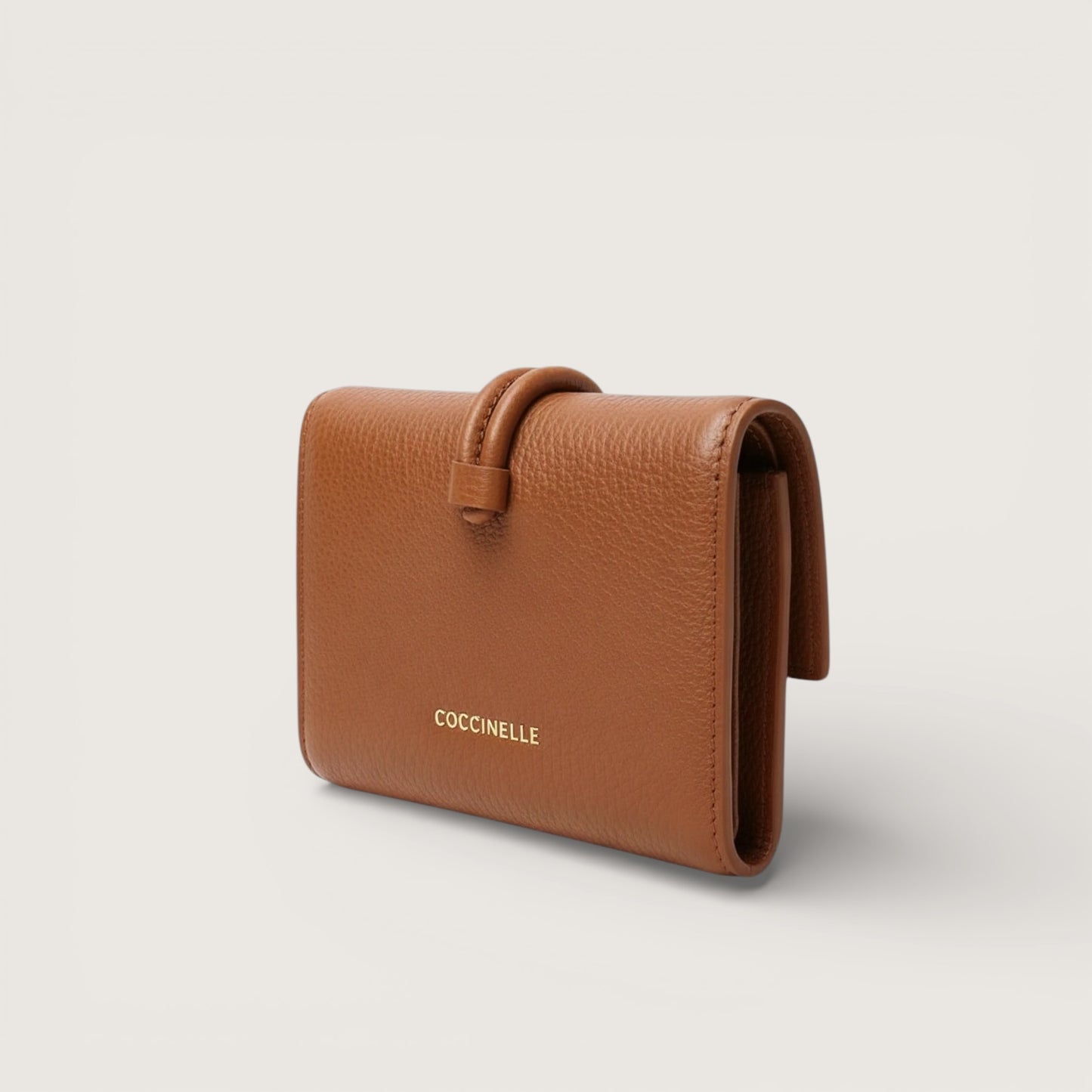 Коричневий італійський шкіряний жіночий гаманець Coccinelle Lisbet Soft E2 T1I 11 F0 01 W11