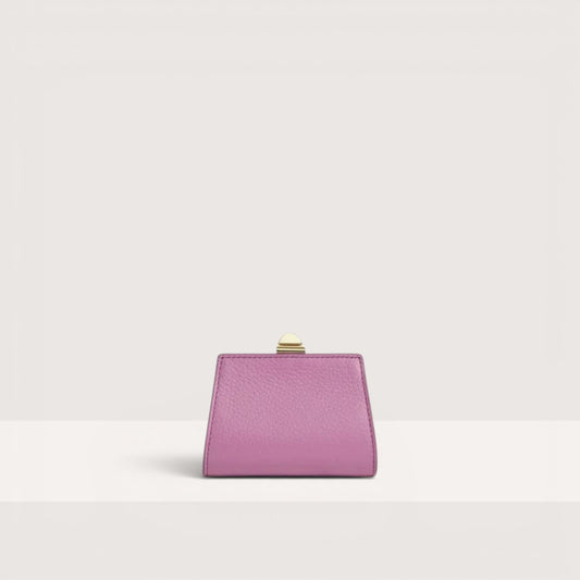 Ліловий італійський шкіряний жіночий гаманець Coccinelle Liv Small E2 UR5 19 01 01 P19