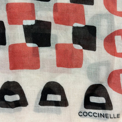 Пудрова італійська вовняна жіноча хустка Coccinelle E7 MYR 33 03 01 M23