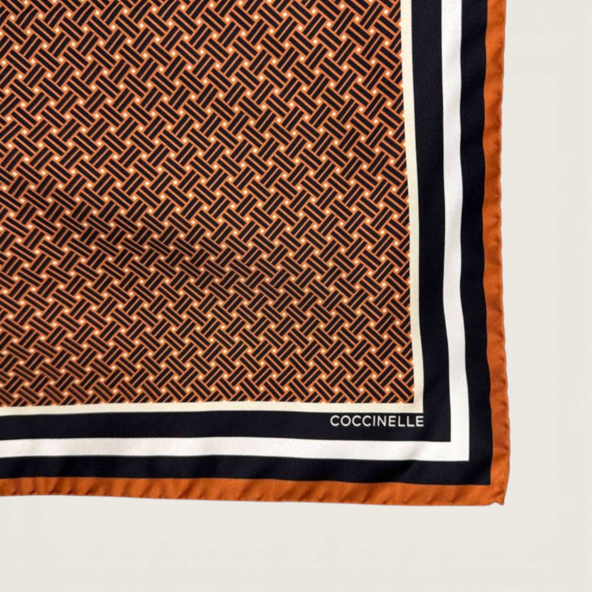 Мультиколор італійська шовкова жіноча хустка Coccinelle E7 UYC 39 01 01 M25