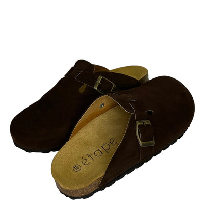 Взуття Etape slippers suede dark chocolate