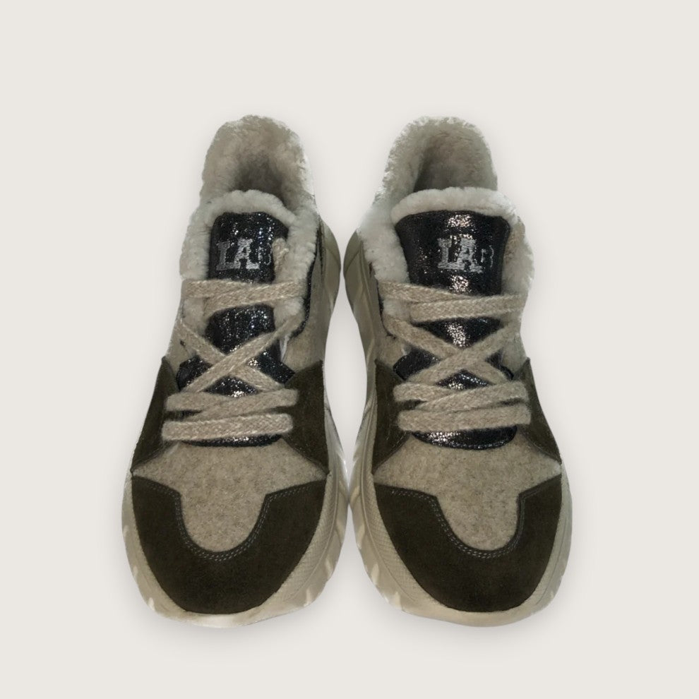 Взуття LA8 FW2201 dark khaki/beige