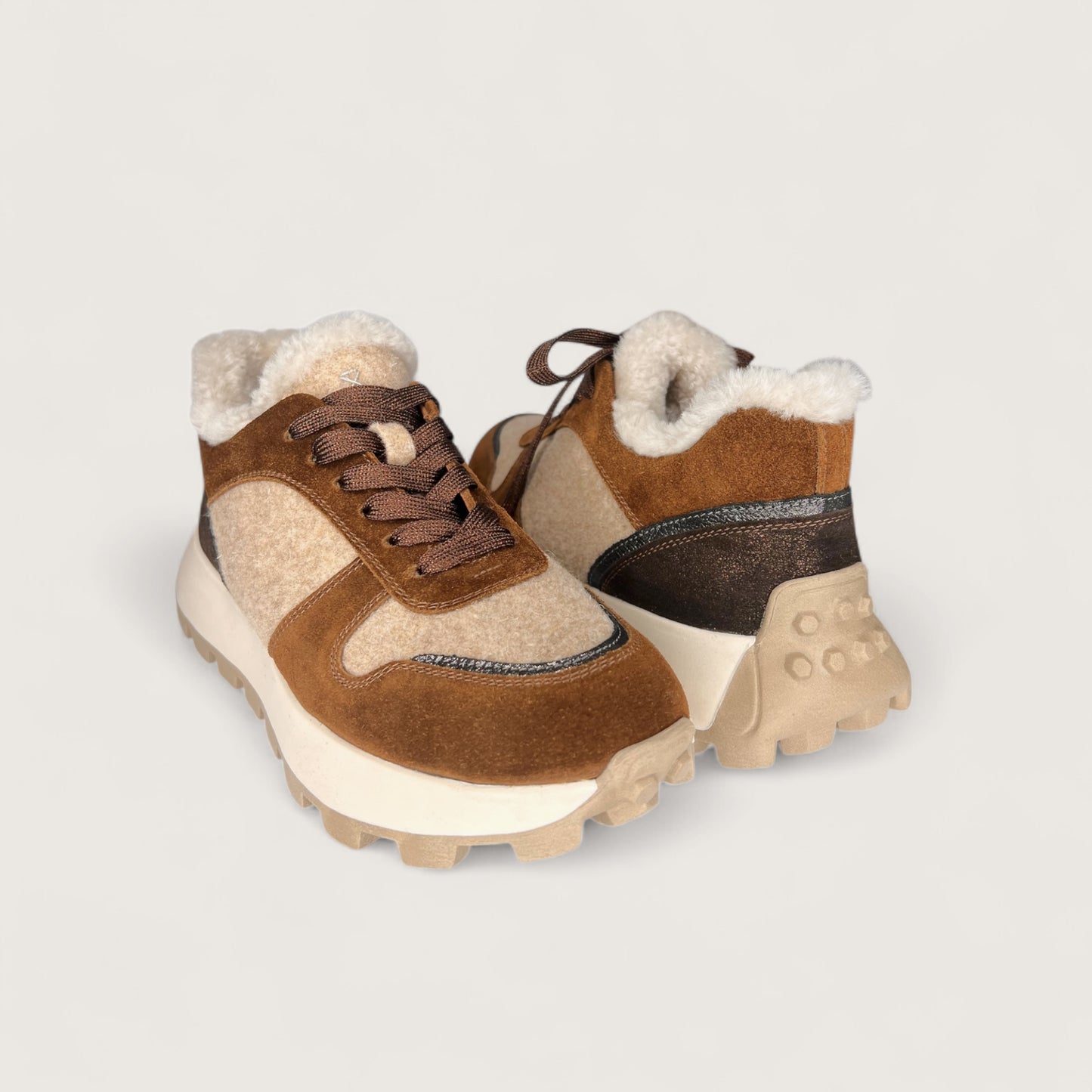 Взуття LA8 FW2502 brandy-bronze/beige