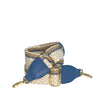 Ремінь для сумки LA8 2201 Blue/Gold/Blue