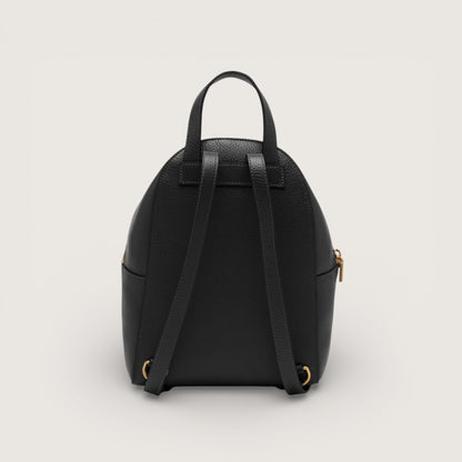 Чорний італійський шкіряний жіночий рюкзак Coccinelle Beat Generation Small Generatio E1 TFK 14 01 01 001