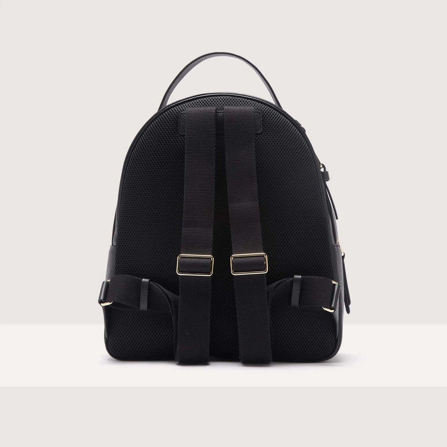 Чорний італійський шкіряний жіночий рюкзак Coccinelle Malory Large E1 R1K 14 01 01 001