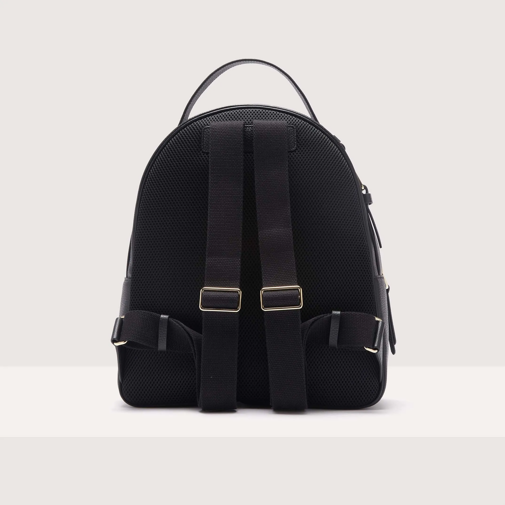 Чорний італійський шкіряний жіночий рюкзак Coccinelle Malory Large E1 R1K 14 01 01 001