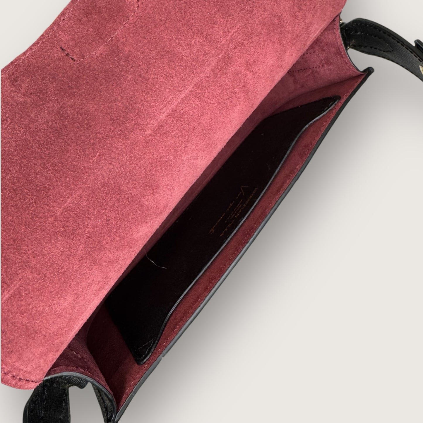 Чорна італійська шкіряна жіноча сумка Christian Villa 06105 Bag Vitello Mini Grain Nero Alaska 04121