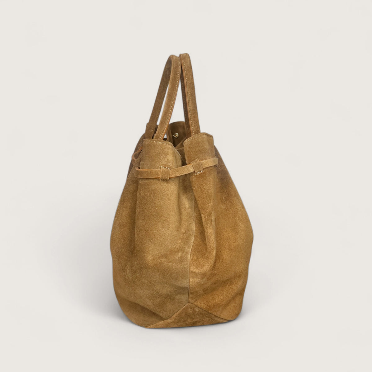 Карамельна італійська шкіряна жіноча сумка Christian Villa 06354 Bag Tennessee Tobacco