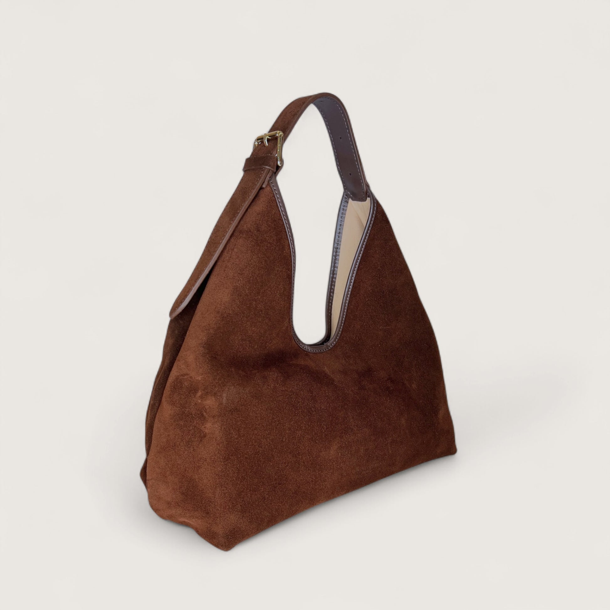 Шоколадна італійська шкіряна жіноча сумка Christian Villa Alma 06371 Bag Tennessee Chocolate