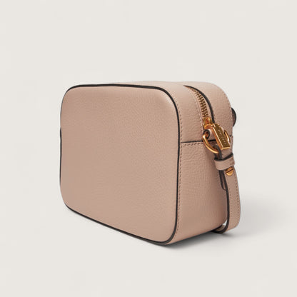 Пудрова італійська шкіряна жіноча сумка Coccinelle Beat Soft Small Soft E1 MF6 15 02 01 N12