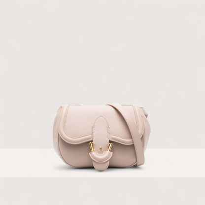 Пудрова італійська шкіряна жіноча сумка Coccinelle Blake Smooth Small Smooth E1 REK 15 01 01 N12