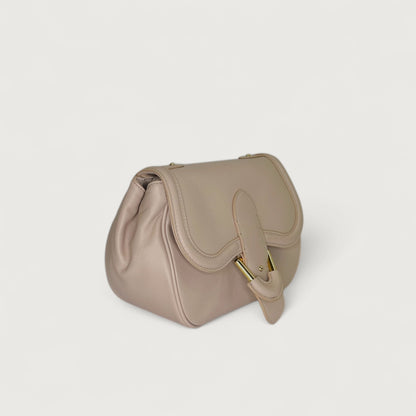 Пудрова італійська шкіряна жіноча сумка Coccinelle Blake Smooth Small Smooth E1 REK 15 01 01 N12