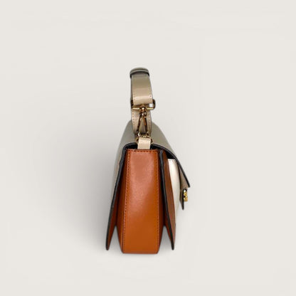 Руда/пісочна італійська шкіряна жіноча сумка Coccinelle C-Me Medium Calf E1 U4H 12 03 01 809