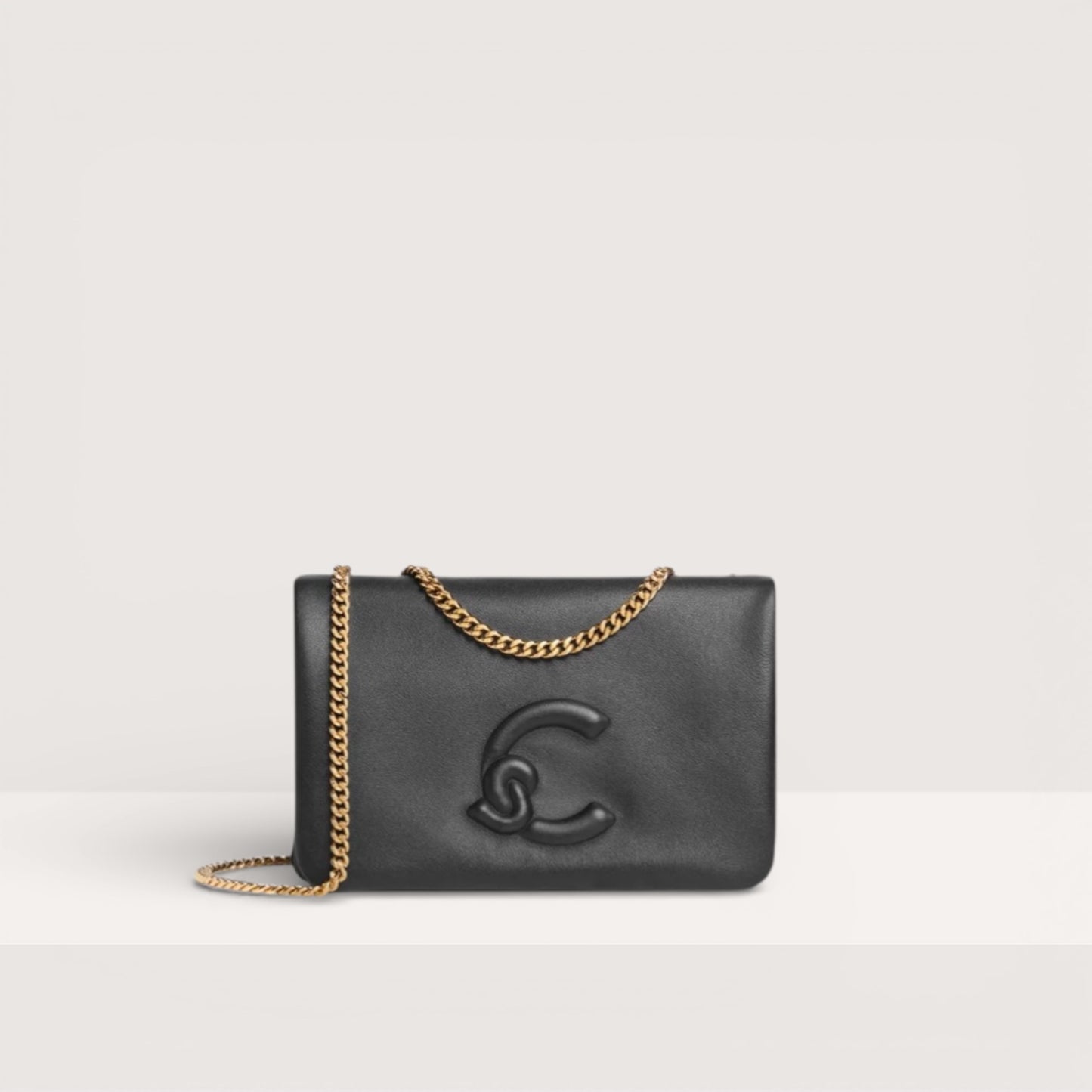 Чорна італійська шкіряна жіноча сумка Coccinelle Dulse Mini E5 SS5 52 01 01 001