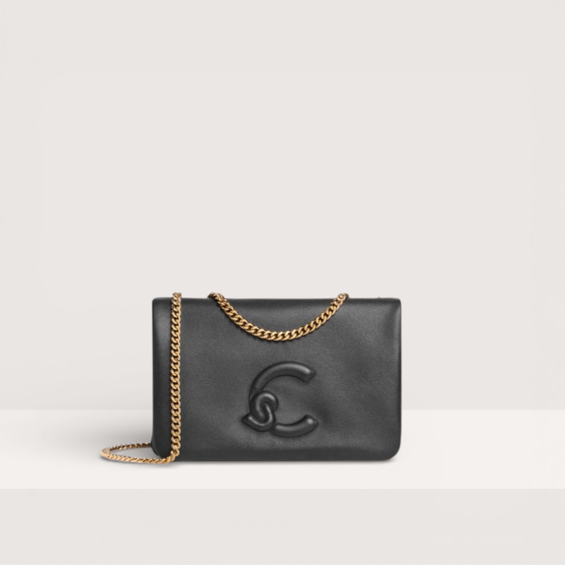 Чорна італійська шкіряна жіноча сумка Coccinelle Dulse Mini E5 SS5 52 01 01 001