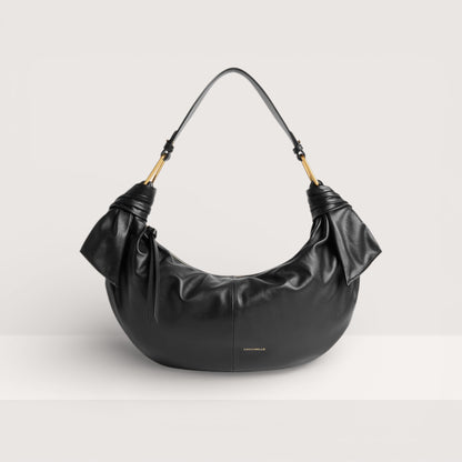Чорна італійська шкіряна жіноча сумка Coccinelle Furoshiki Medium E1 U1A 13 02 01 001