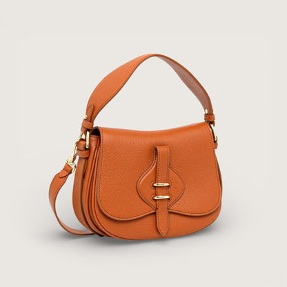 Помаранчева італійська шкіряна жіноча сумка Coccinelle Mavery Small E1 U7F 18 02 01 R41