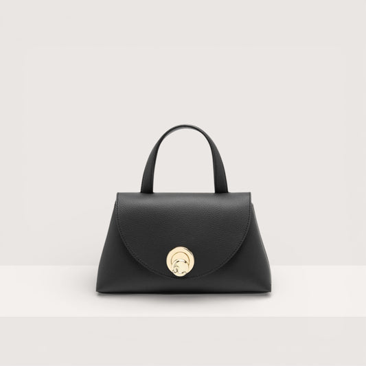 Чорна італійська шкіряна жіноча сумка Coccinelle Nikla Small E1 TOA 18 02 01 613