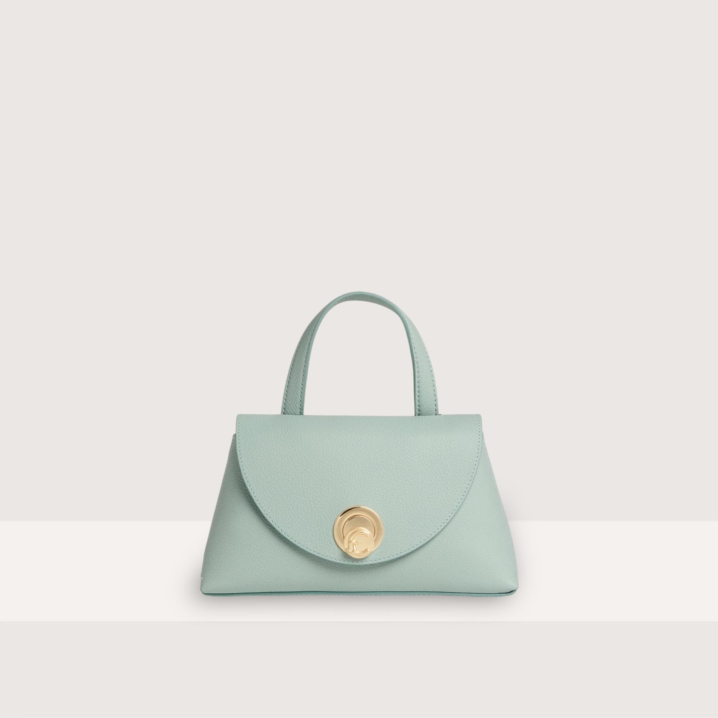 Ментолова італійська шкіряна жіноча сумка Coccinelle Nikla Small E1 TOA 18 02 01 756