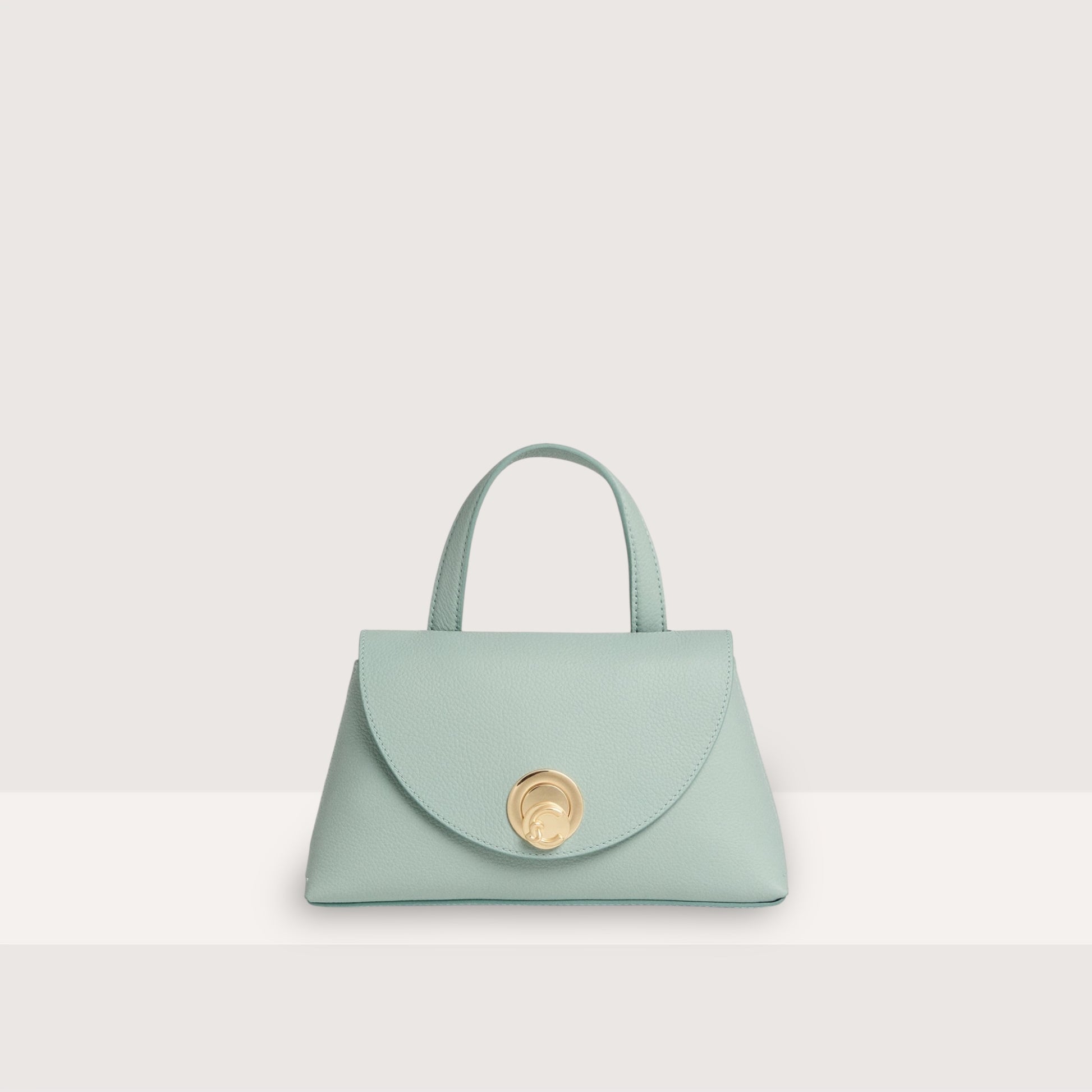 Ментолова італійська шкіряна жіноча сумка Coccinelle Nikla Small E1 TOA 18 02 01 756