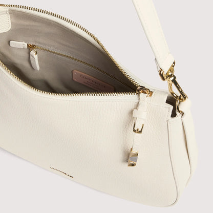 Біла італійська шкіряна жіноча сумка Coccinelle Nory Small E1 U45 13 02 01 N17