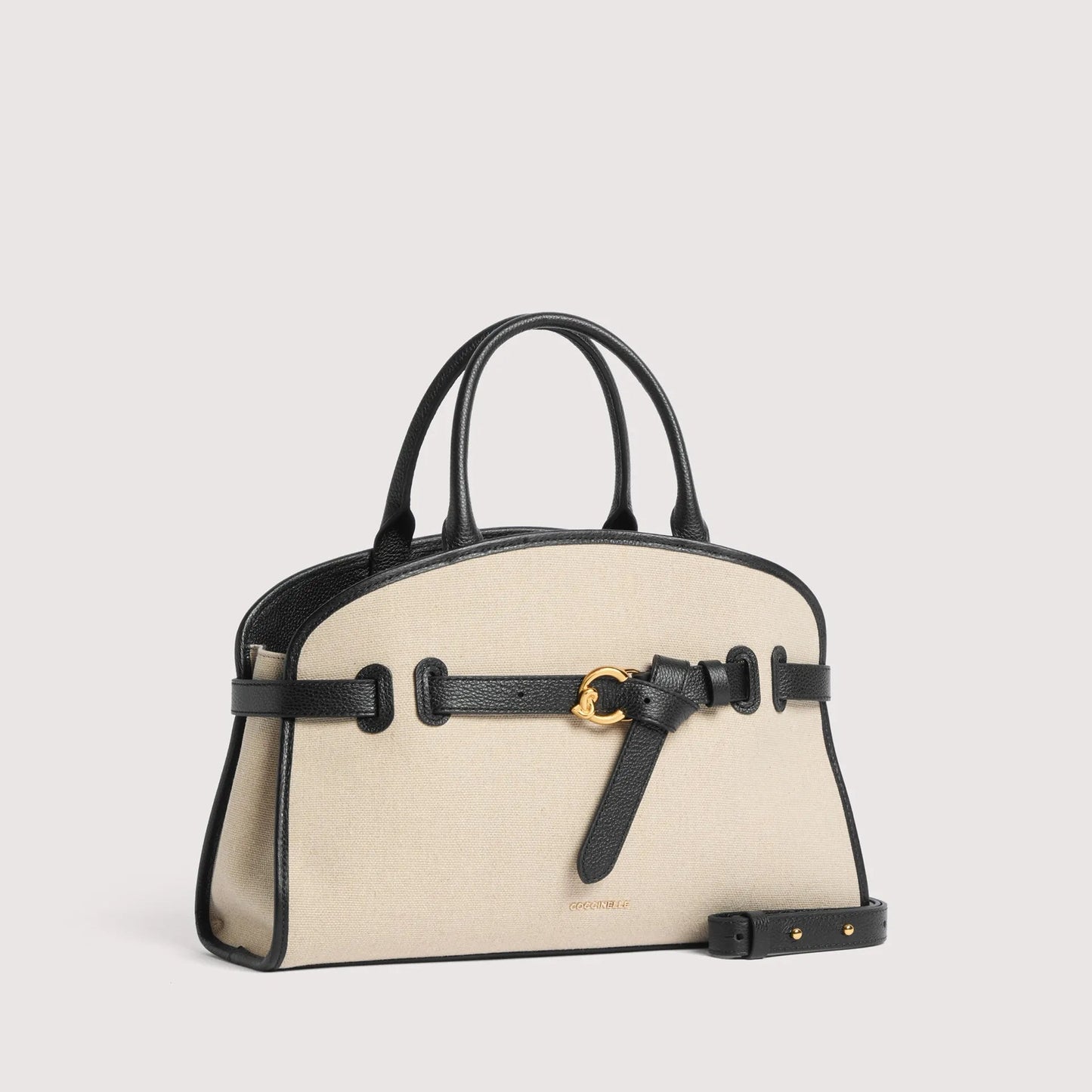Пісочна італійська шкіряна жіноча сумка Coccinelle Sabine Medium E1 ULE 18 04 01 846
