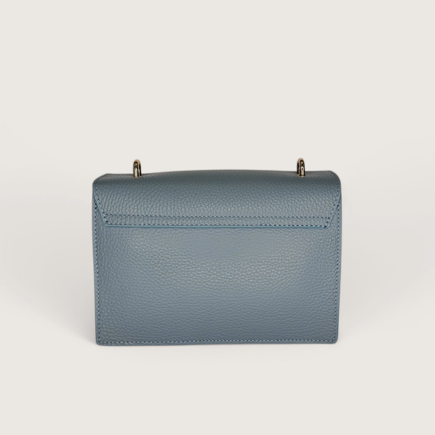 Блакитна італійська шкіряна жіноча сумка Piumelli Ada Bag, D241 Smoke Blue
