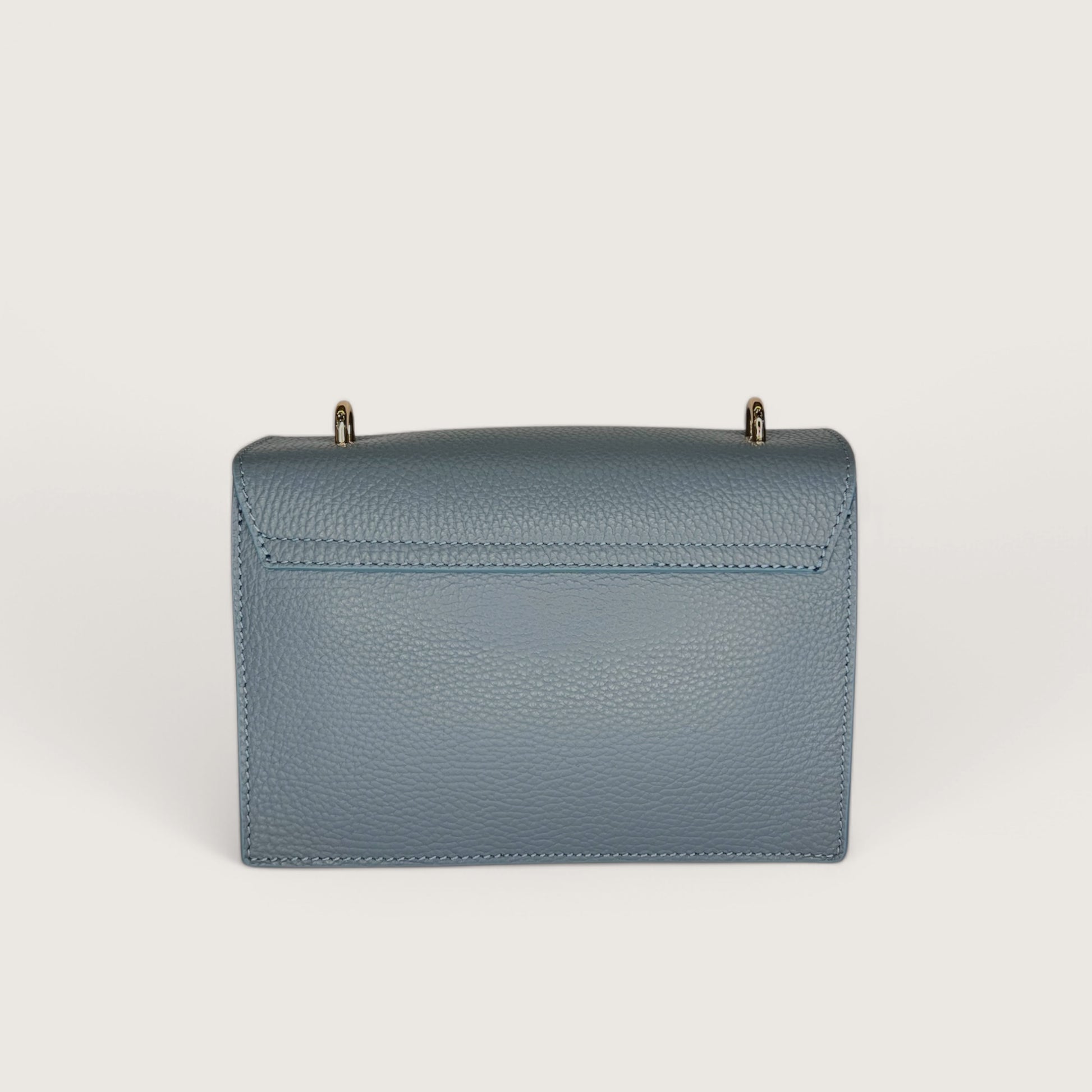 Блакитна італійська шкіряна жіноча сумка Piumelli Ada Bag, D241 Smoke Blue