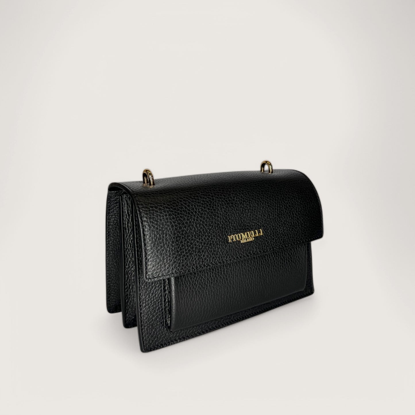 Чорна італійська шкіряна жіноча сумка Piumelli Ada Bag, D28 Black