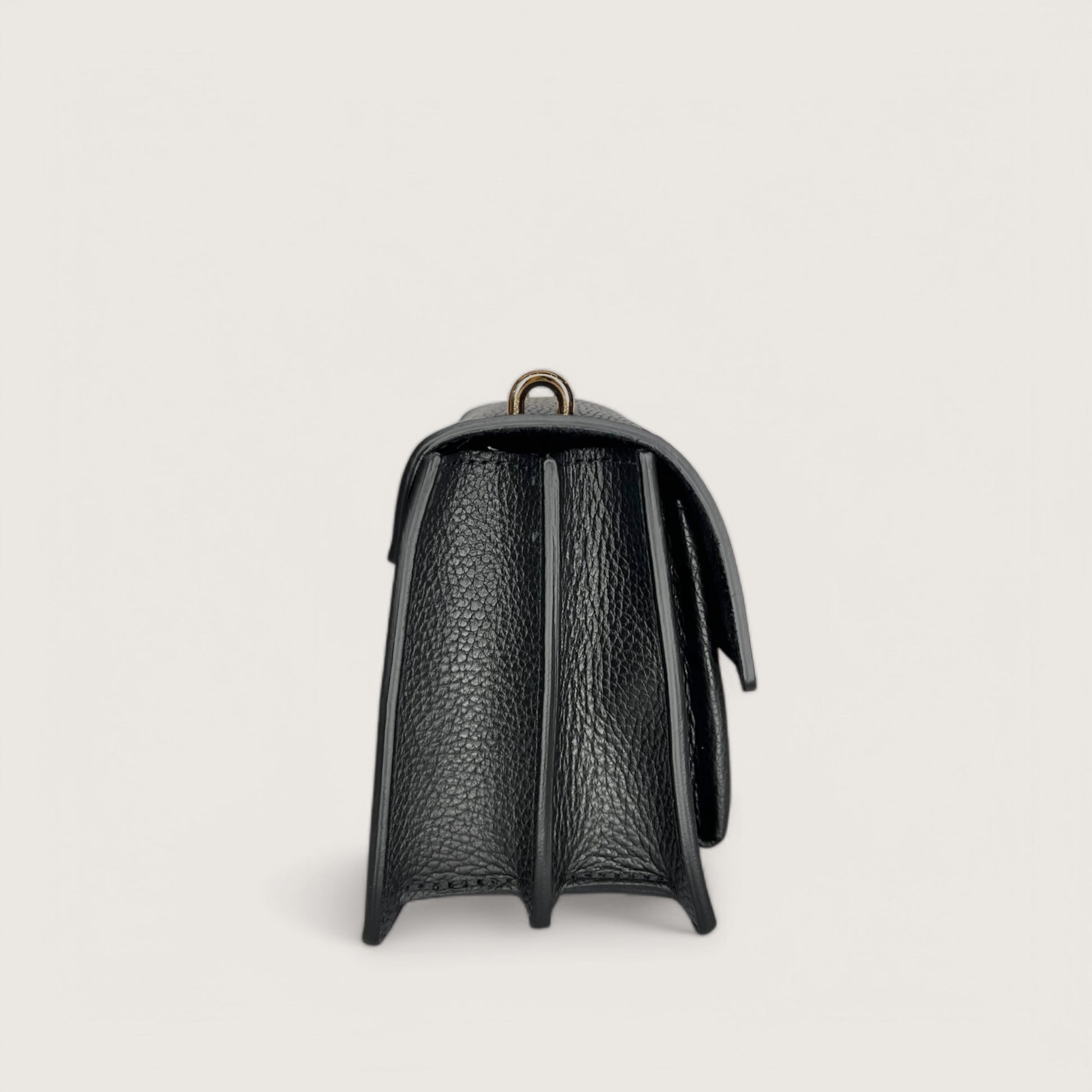 Чорна італійська шкіряна жіноча сумка Piumelli Ada Bag, D28 Black
