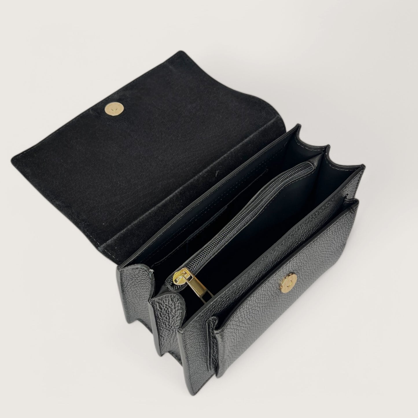 Чорна італійська шкіряна жіноча сумка Piumelli Ada Bag, D28 Black
