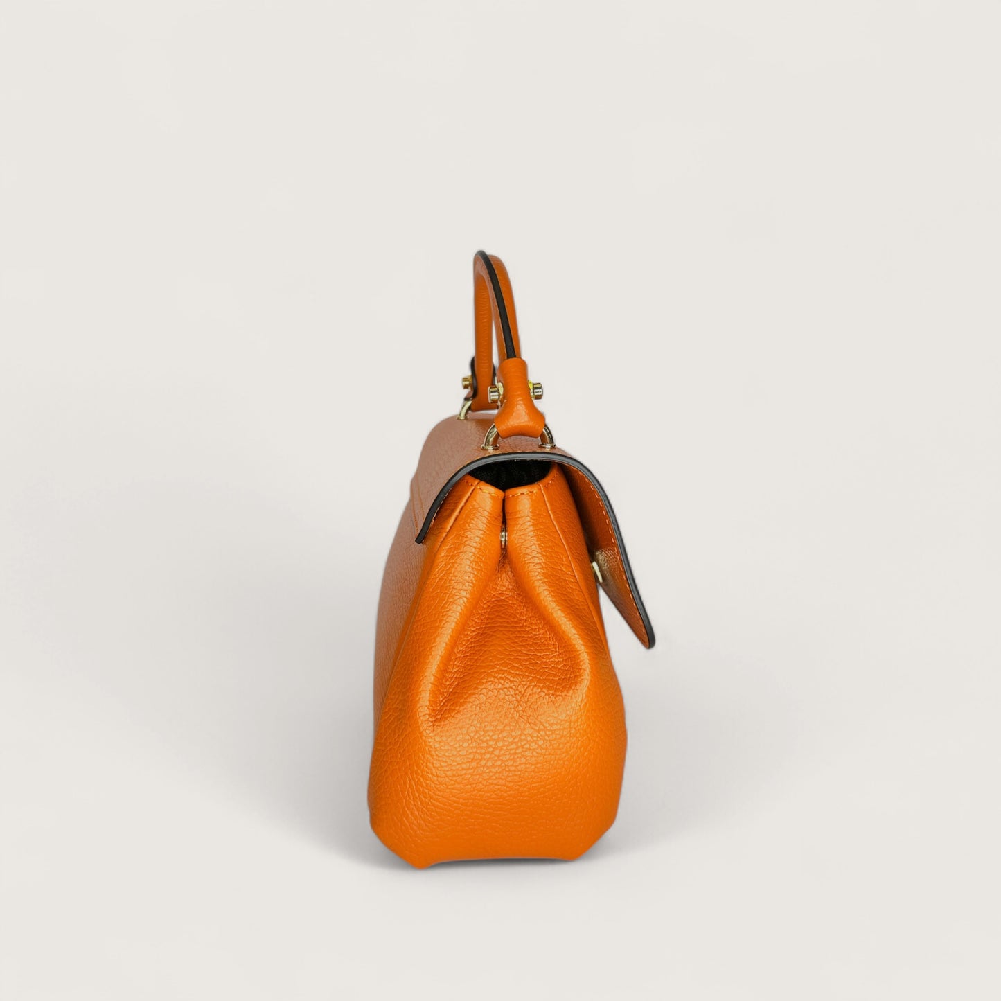 Помаранчева італійська шкіряна жіноча сумка Piumelli Claire D235 Zucca